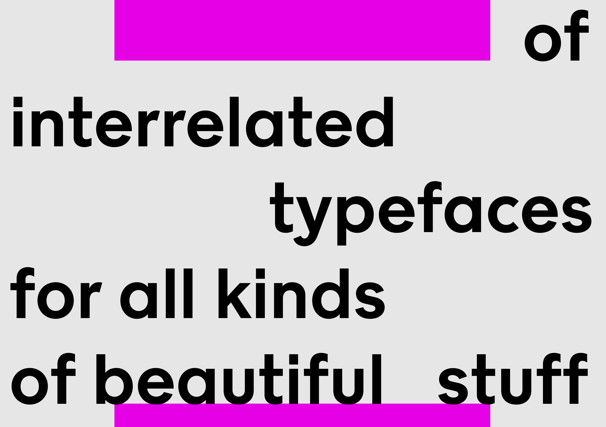 Ny. Font System — PLEASE INQUIRE WITHIN sample