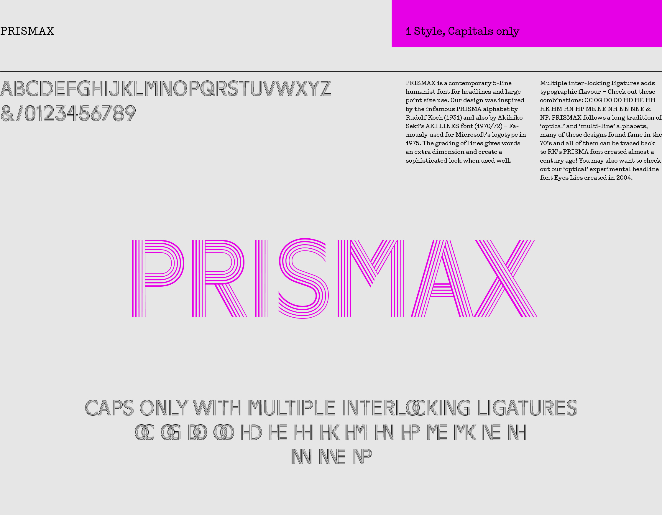 PRISMAX sample