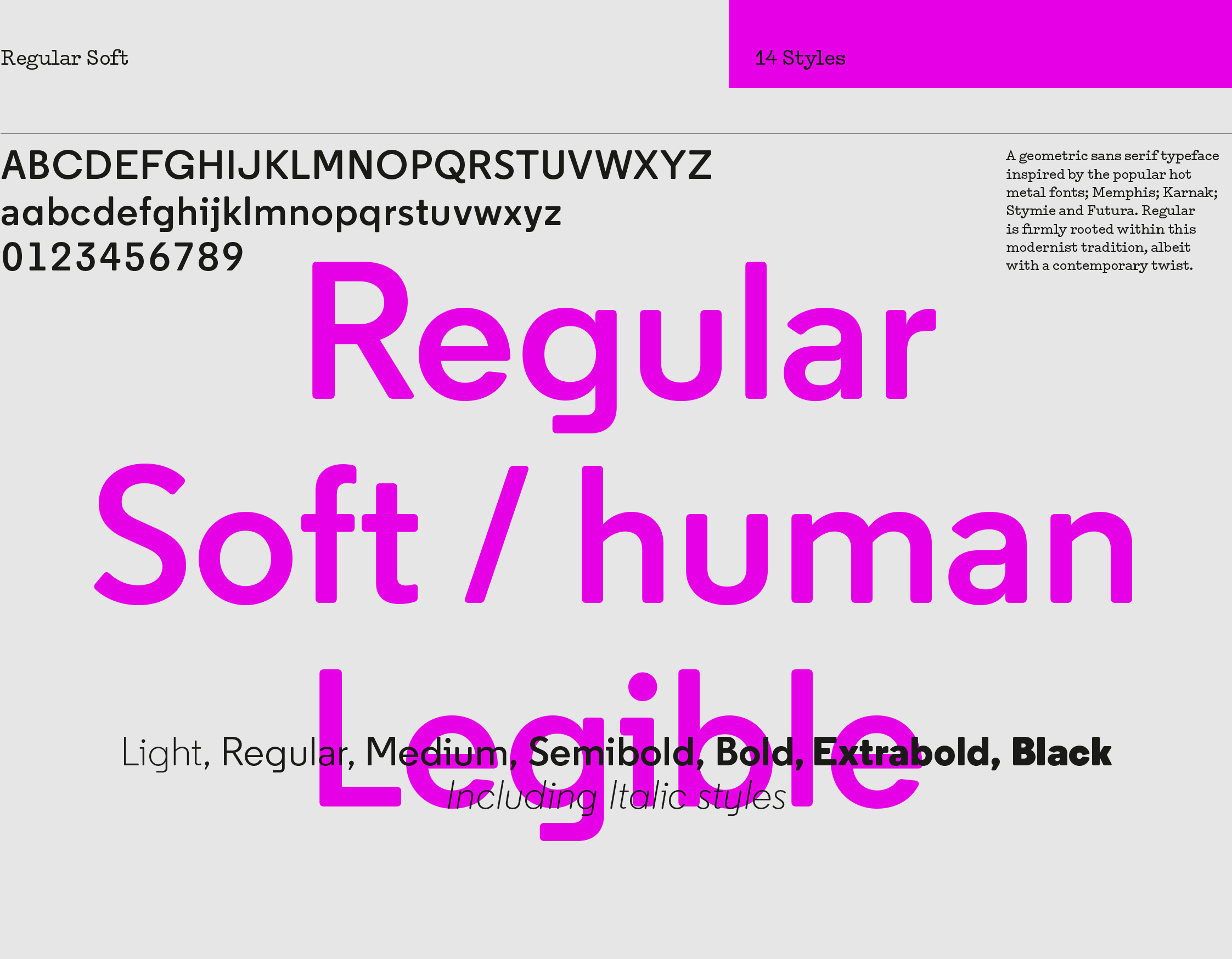 Regular Soft + Regular Soft XL sample