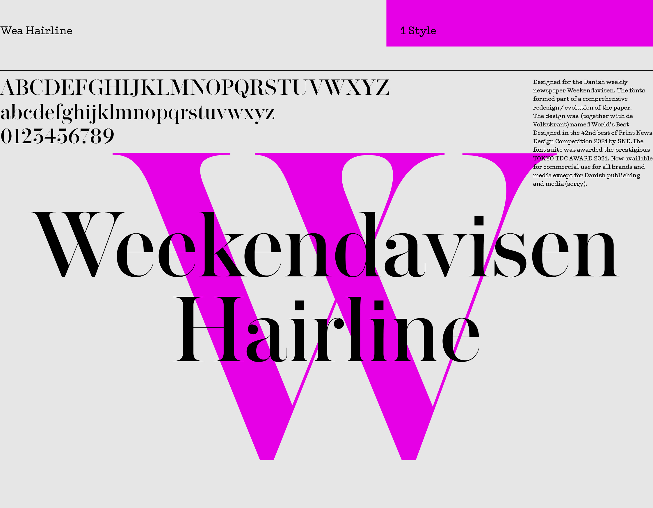 WEA Hairline — PLEASE INQUIRE WITHIN sample